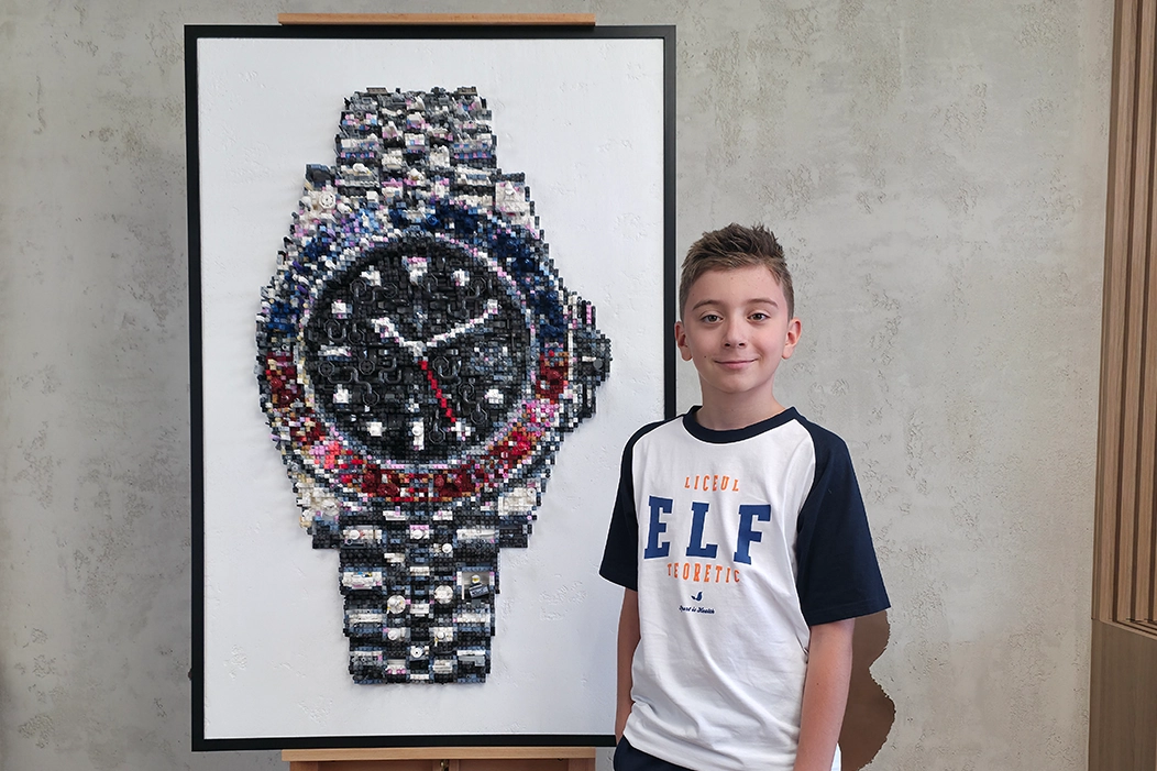The first clock artwork created by Albert Oprea