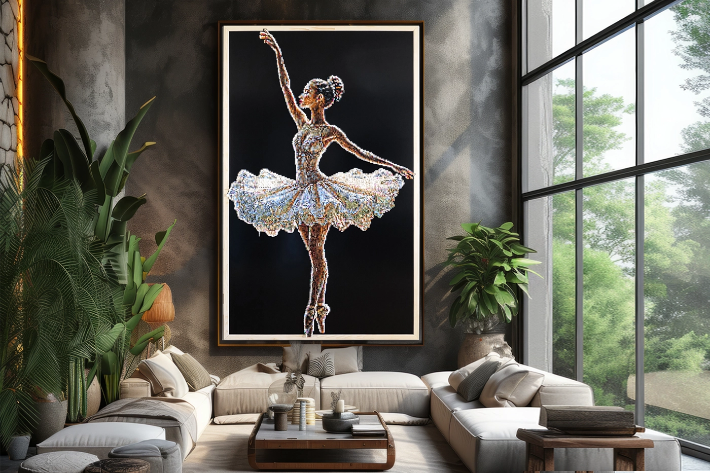 Ballerina front view