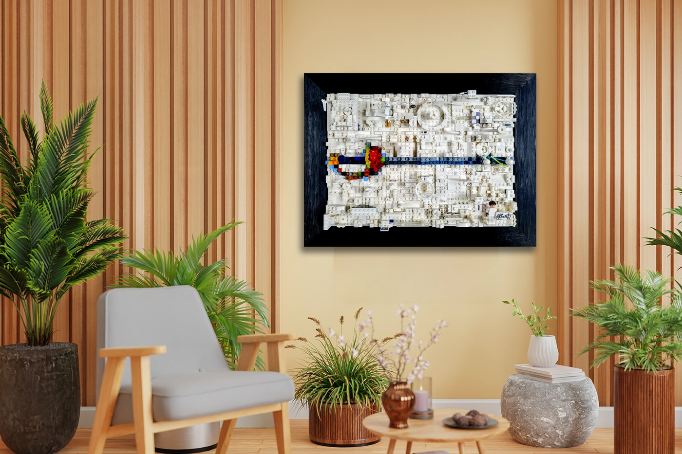 The Champion's Blade – 3D LEGO mosaic