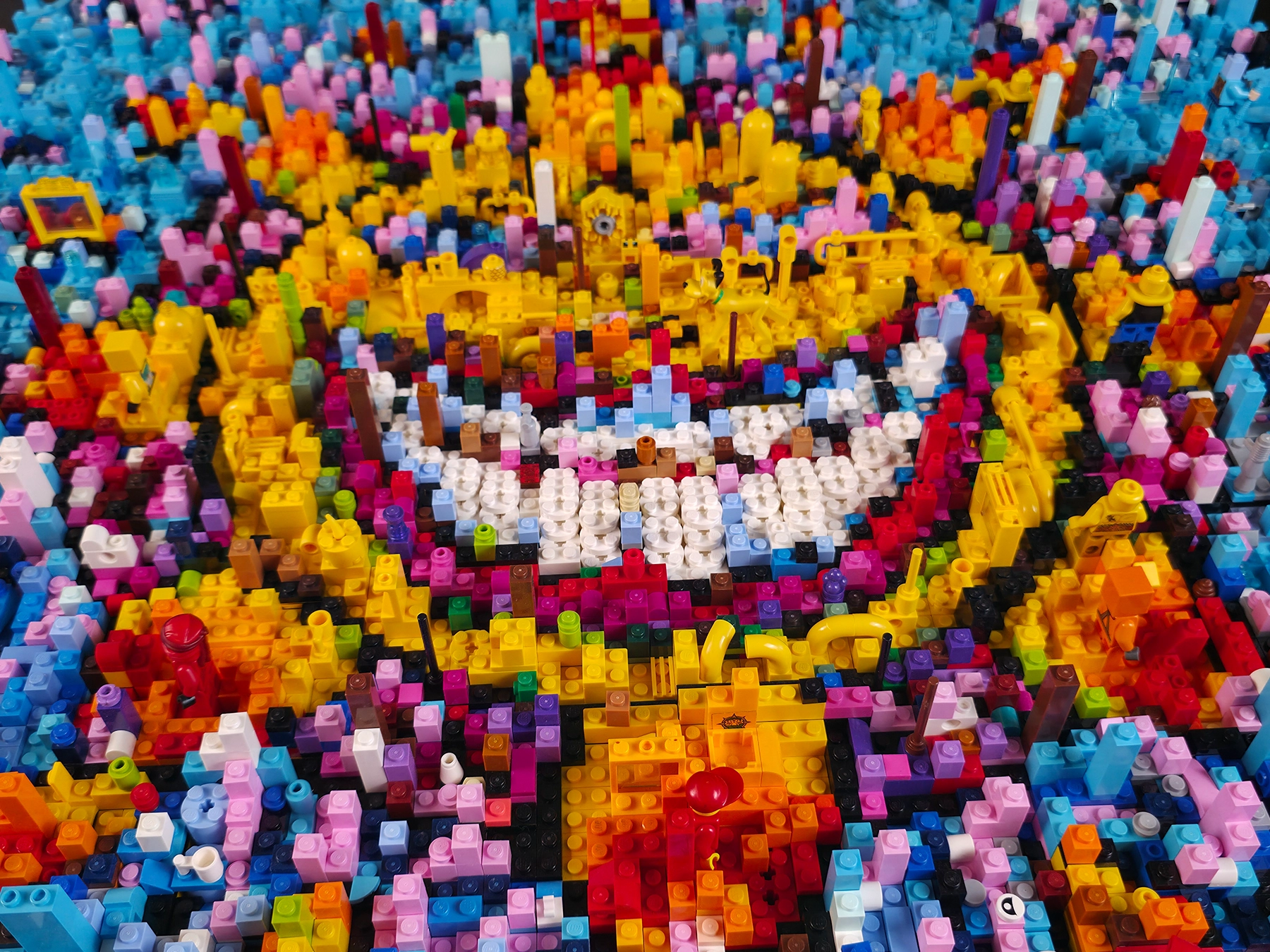 Happy Sun color and rhythm detail