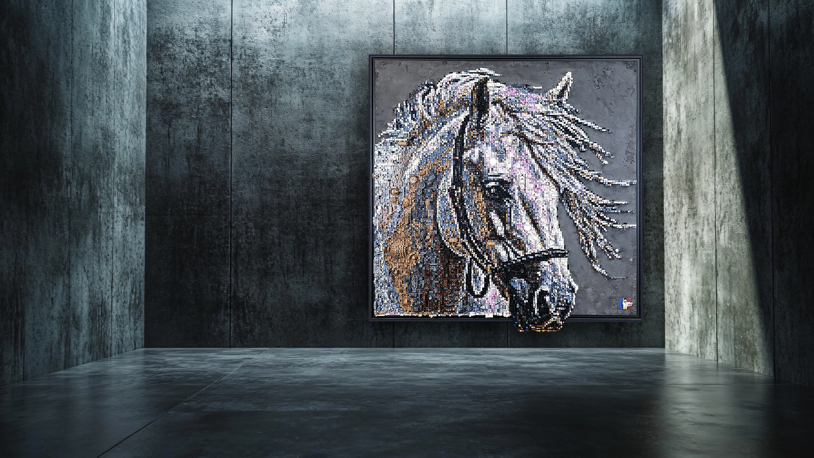 The White Horse by Brickasso®