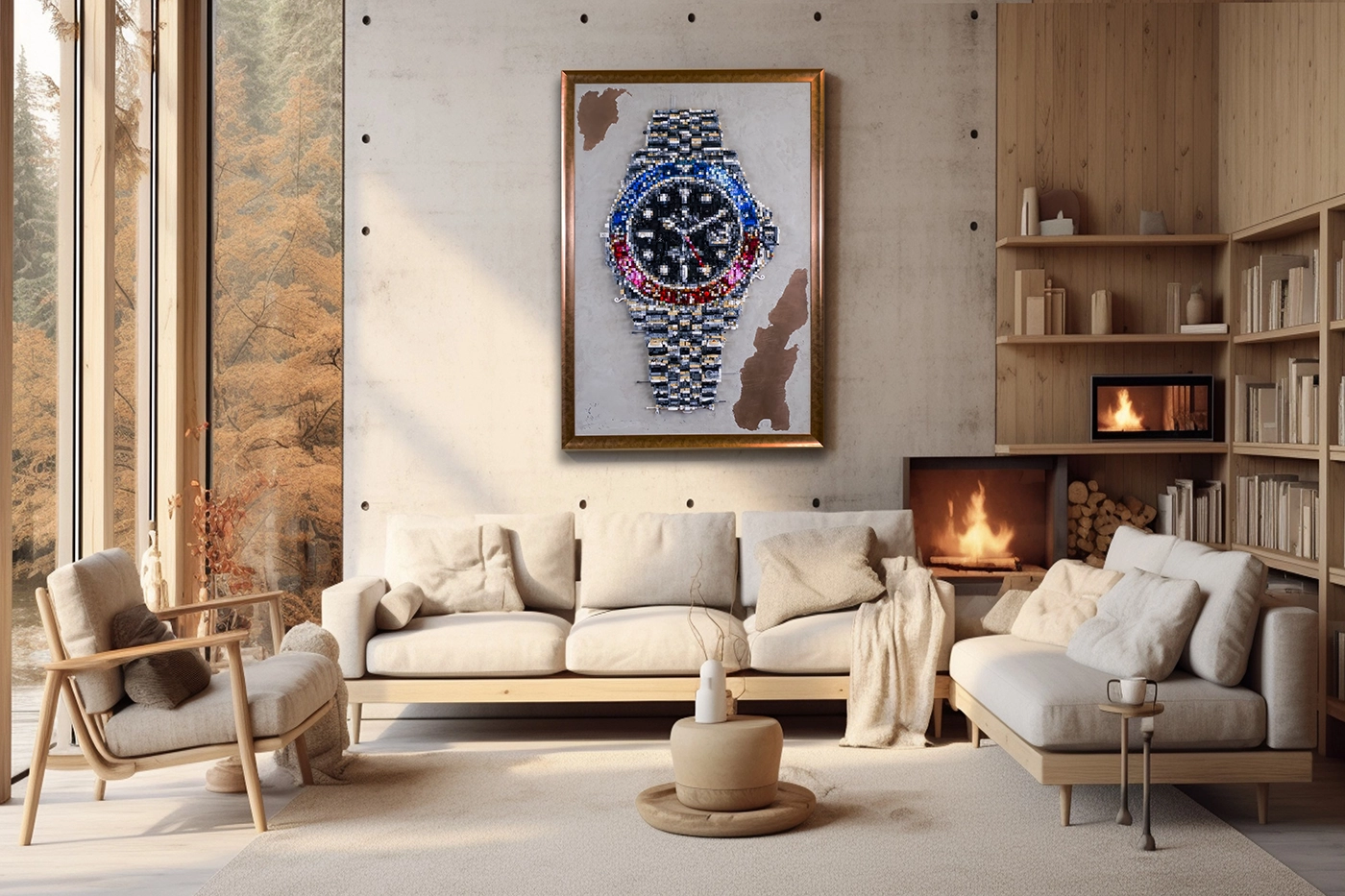 Rolex Pepsi – LEGO mosaic